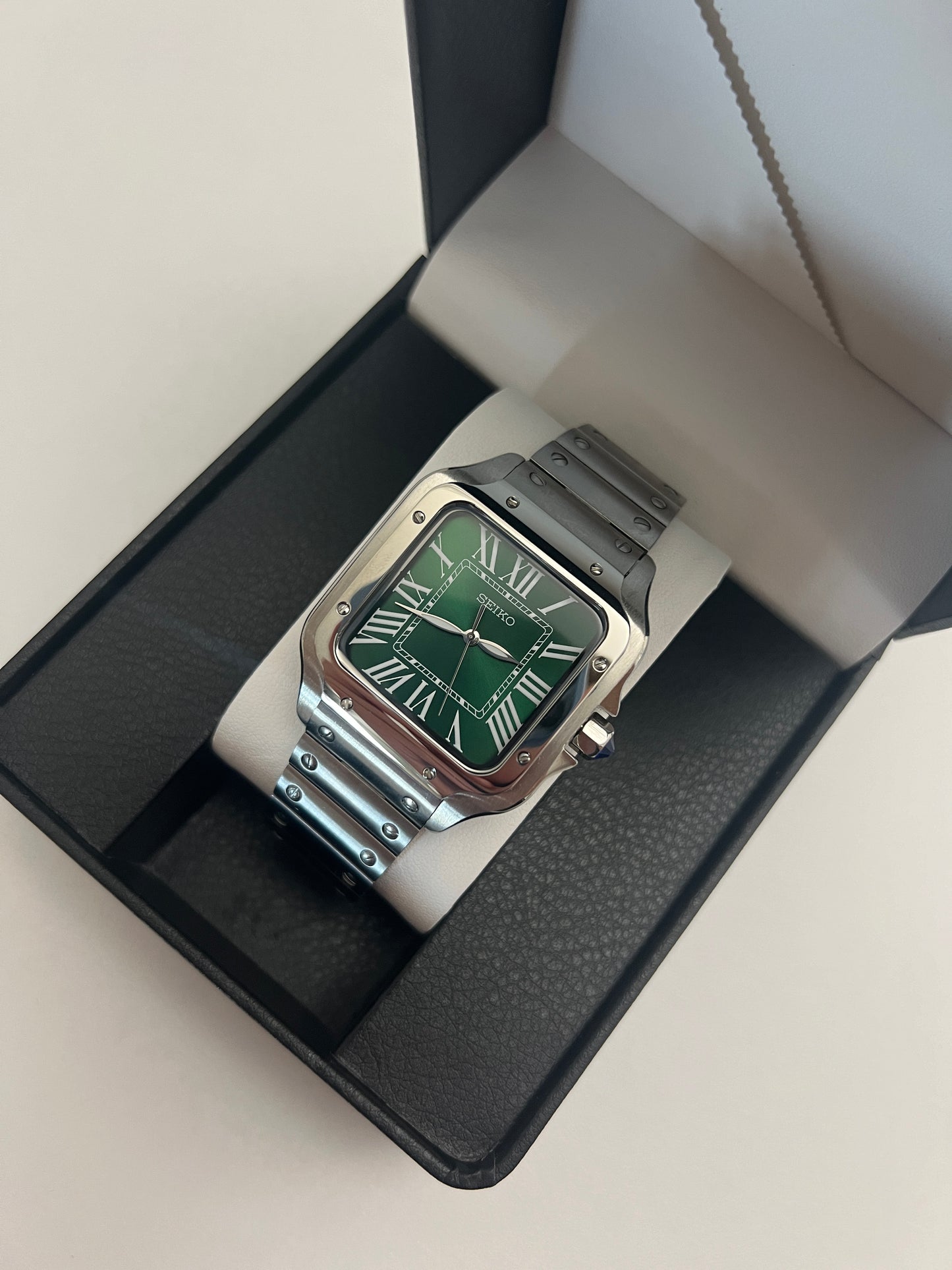 Seiko Santos Emerald Green Custom Seiko Mod