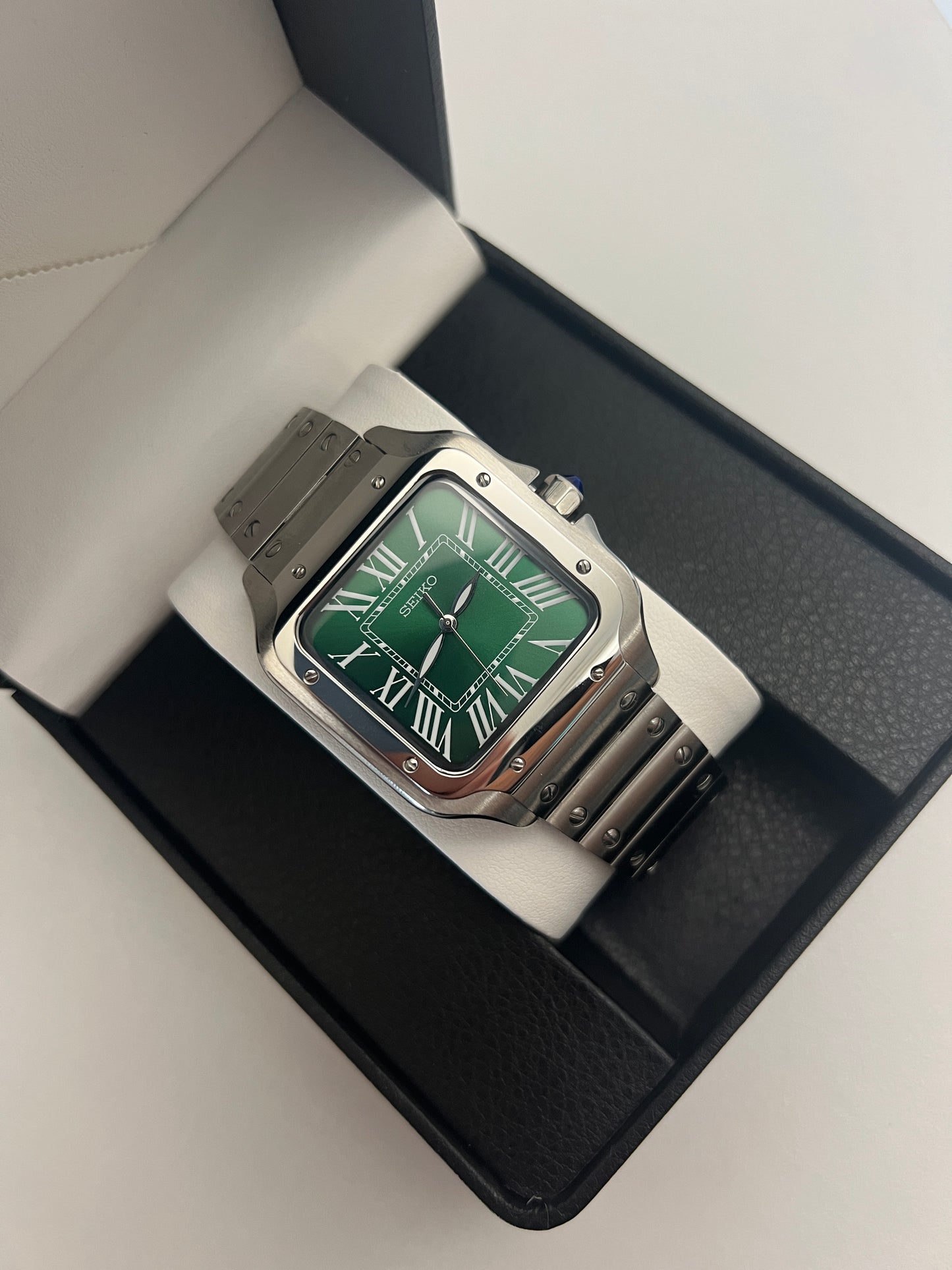 Seiko Santos Emerald Green Custom Seiko Mod