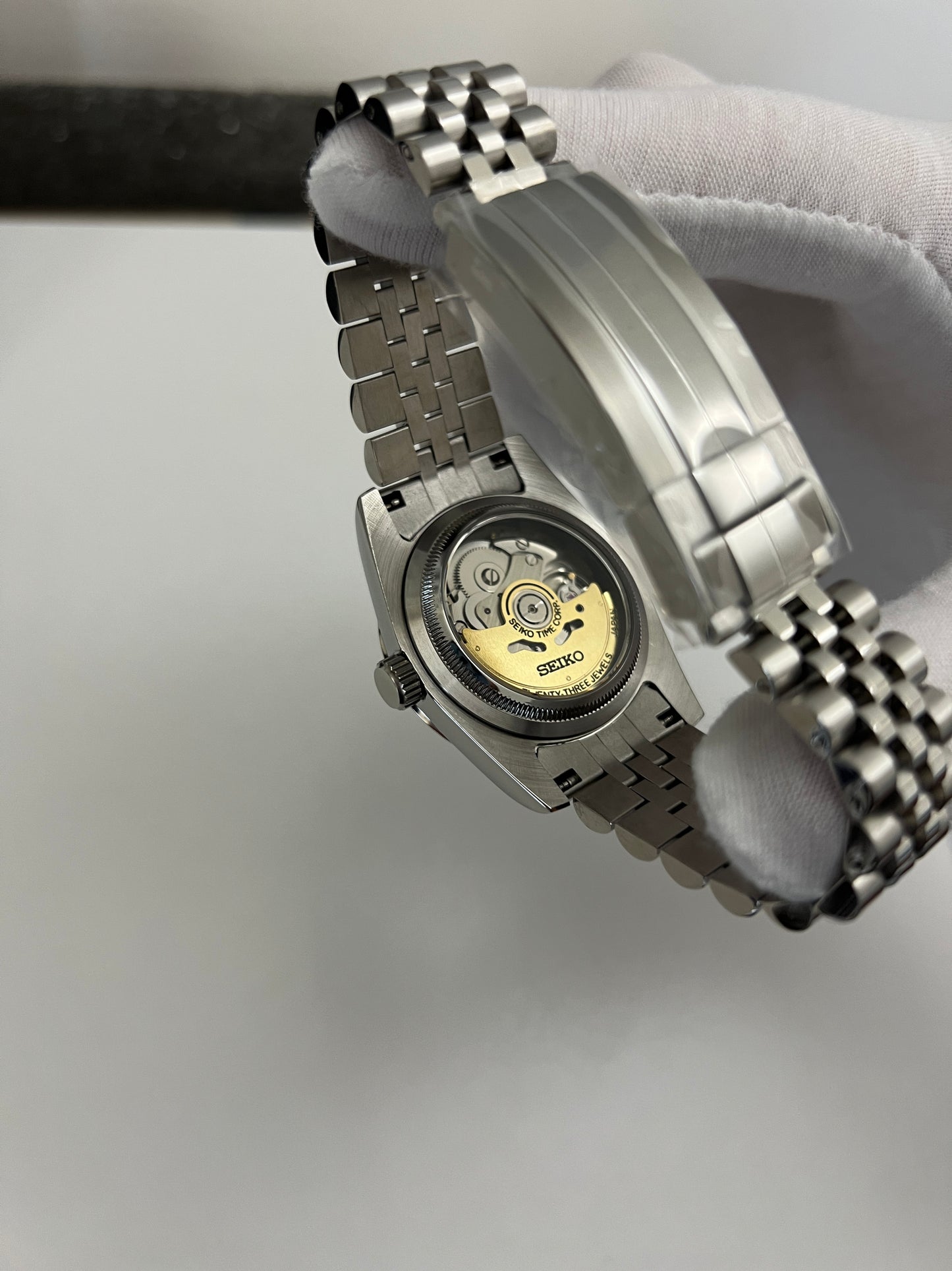 Grey Arabic Datejust Custom Seiko Mod 36MM